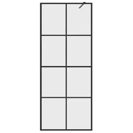 vidaXL Duschwand für Begehbare Dusche mit Klarem ESG Glas 80x195 cm