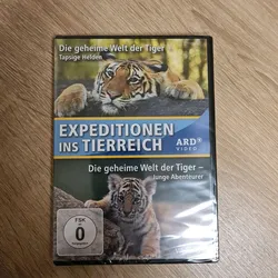 Expedition ins Tierreich (Die geheime Welt der Tiger: Tapsige Helden + Junge Abenteurer) [DVD] | Zustand: Neu & original versiegelt
