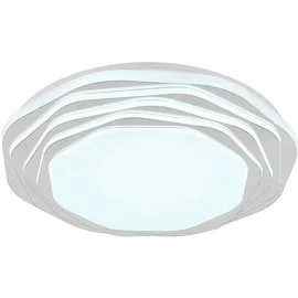 GLOBO Deckenlampe Küchenleuchte Wohnzimmerleuchte LED dimmbar 3-Stufen Cct opal chrom