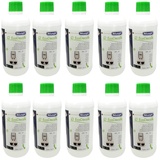 10er Pack DeLonghi Entkalker EcoDecalk für Kaffevollautomaten DLSC500 / 8004399329492 - 500ml