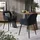 Vicco Esszimmerstuhl Relio Polyester schwarz 2er Set