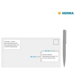 Herma Adressetiketten Premium A4 weiß 63,5x38,1 mm 525 St.