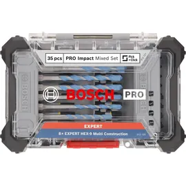 Bosch PRO Impact Schrauberbits und Multi Construction Bohrer Set 35-tlg.