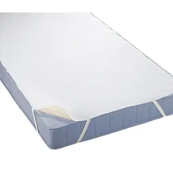 Matratzenauflage 200 x cm Baumwolle Weiß