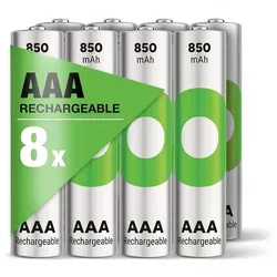 GP Lighting 8x Akku »ReCyko« Micro AAA 850 mAh