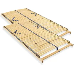 Sleepneo Lattenrost 200x200 cm vormontiert Blauer Engel-Zertifizierung 42 Latten 7-Zonen Birkenschichtholz belastbar 150 Kg Made in Germany
