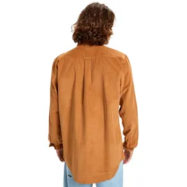 QUIKSILVER Langarmhemd Smoke Trail Cord braun S