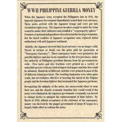 Philippinen Guerilla-Geld aus dem Zweiten Weltkrieg