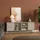[en.casa] Kliri Lowboard 150 x 35 x 58 cm Kamelfarben Stahl