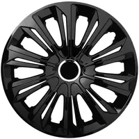 RADKAPPEN-KÖNIG 1STÜCK EINZELN 16 Zoll 16" RKK06 Schwarz Radkappe Radzierblende