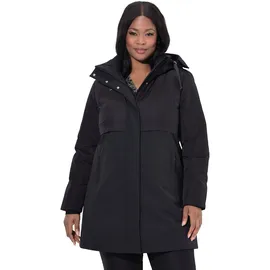 Ulla Popken Regenjacken Damen Schwarz 3XL-4XL