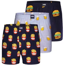 Happy Shorts 3-Pack Boxershorts Motivprint 1er Pack