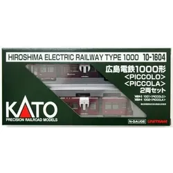 KATO 70101604 N Hiroden 1000 LRV 2-Car Set "Piccolo & Piccola"