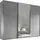STAUD Schwebetürenschrank Sinfonie Plus 280 x 222 x 68 cm grau