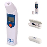 Lorelli Infrarot-Fieberthermometer für Stirn Ohr, LCD-Display, Aufbewahrungsbox weiß
