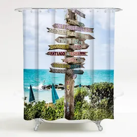 Sanilo Duschvorhang Key West 180 x 200 cm bunt
