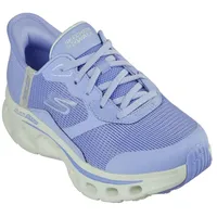 Skechers Go Walk Glide Step 2.0 Belah Damenschuhe zum Hineinschlüpfen, Blau/Lime, 41 EU - 41 EU