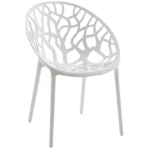 CLP Hope Stapelstuhl 59 x 60 x 80 cm weiß