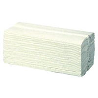 RACON premium Falthandtücher naturweißes Tissue 2 lagig mit C Falz 25 x 31cm 1 Karton á 3080 Stück