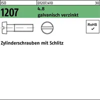 Industrial Quality Supplies ISO 1207 Zylinderkopfschraube M2x20 Stahl 4.8