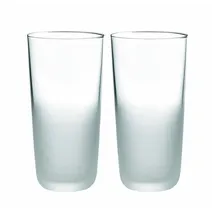 Stelton Frost Glas no. 2, 2 stck. Wassergläser, Edelstahl, Transparent, 12.5 x 6.5 x 13 cm