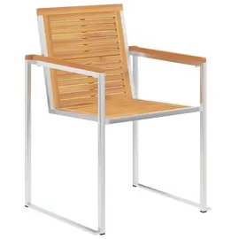 vidaXL Gartenstuhl 56 x 56 x 85 cm grau 6 St.