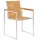 vidaXL Gartenstuhl 56 x 56 x 85 cm grau 6 St.