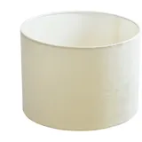 B & S Lampenschirm Zylinder weiß 25x25x18 cm