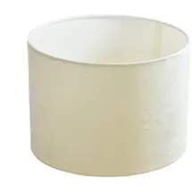 B & S Lampenschirm Zylinder weiß 25x25x18 cm