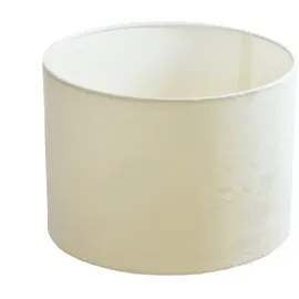 B & S Lampenschirm Zylinder weiß 25x25x18 cm