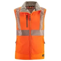 Warnschutz-Softshellweste PARAMUS, warnorange, Größe 6XL - warnorange