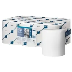 Tork Reflex TM Mehrzweck Papiertücher, M4, 1-lagige Nachfüllrollen mit hoher Festigkeit und Aufnahmefähigkeit, 1 Karton = 6 Rollen à 340 Blatt