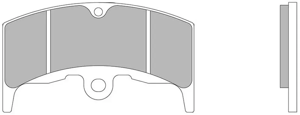 Nissin Premium A0200 2p-222 Semi-gesinterte Bremsbeläge - Multicolor - One Size