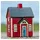 ib laursen Lichthaus VISBY Rot/Blau 17 cm