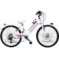 biciclette canellini LINCY 24 Zoll RH 61 cm weiß/rosa