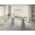 WFL GROUP Esstisch Rund 100 x 76 x 100 cm Beige/Grau