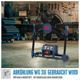 Güde V 18-201-05 Tischventilator 17 cm Blau