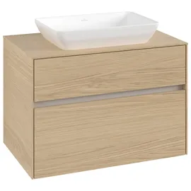 Villeroy & Boch Waschtischunterschrank 2 Auszüge 80 x 55 x 50 cm Eiche
