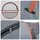 vidaXL Sichtschutzzelt Grau und Orange Pop-Up Wasserdicht