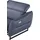 Egoitaliano Schlafcouch 2,5-Sitzer Leder 3-Sitzer Grau