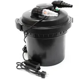 Wiltec SunSun CPF-280 Druckteichfilter 9000 l/h / 11 W UVC Einheit, Teichdruckfilter für Teiche bis 8000 Liter, Teichklärer, Filteranlage