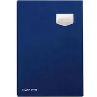 Pagna Unterschriftenmappe de Luxe A4 10 Fächer blau
