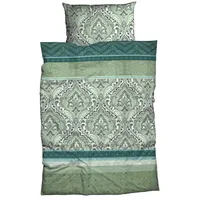 Casatex Bettwäsche Verena 155 x 220 cm Biber Salbei