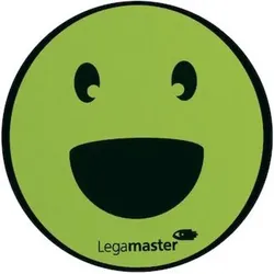 Magnetisches Emoticon-Symbol, Lachend, 50mm, grün, Pck=5St, 7-123301