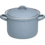 RIESS Fleischtopf mit Deckel Ø 20, cm, 3,5 l Pure Grey hellgrau