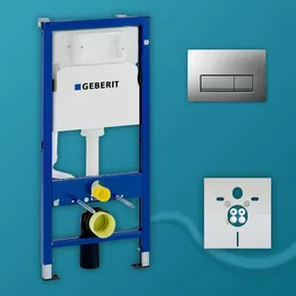 Geberit Tiefspül WC Set mit WC-Sitz Weiß