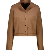 Monari Jacke mit Eingrifftaschen und Kentkragen, Camel, 40