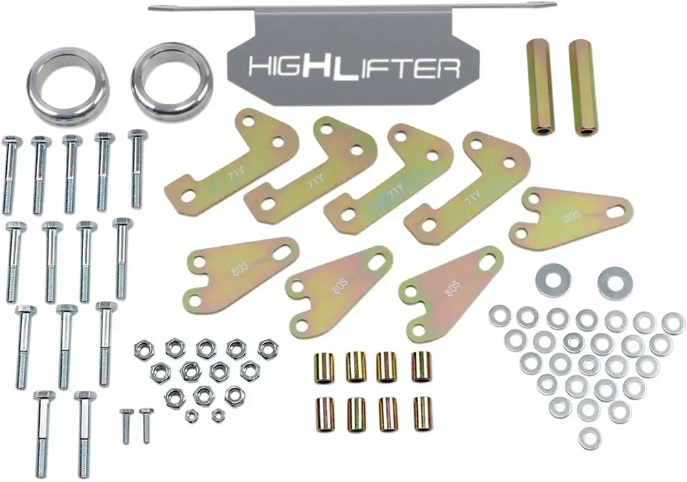 Highlifter Polaris 73-14799 Hinten Stoßdämpfer Erhöhungskit - Zinc Plated - One Size