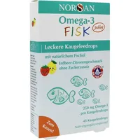 NORSAN Omega-3 Fisk Jelly Kaugeleedrops 45 St.
