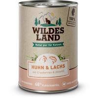 Wildes Land | Huhn und Lachs mit Distelöl | Classic Adult | x 400 g